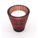 Candle Holder Glass Flip Vampire Red